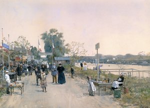 A Village fete by Luigi Loir